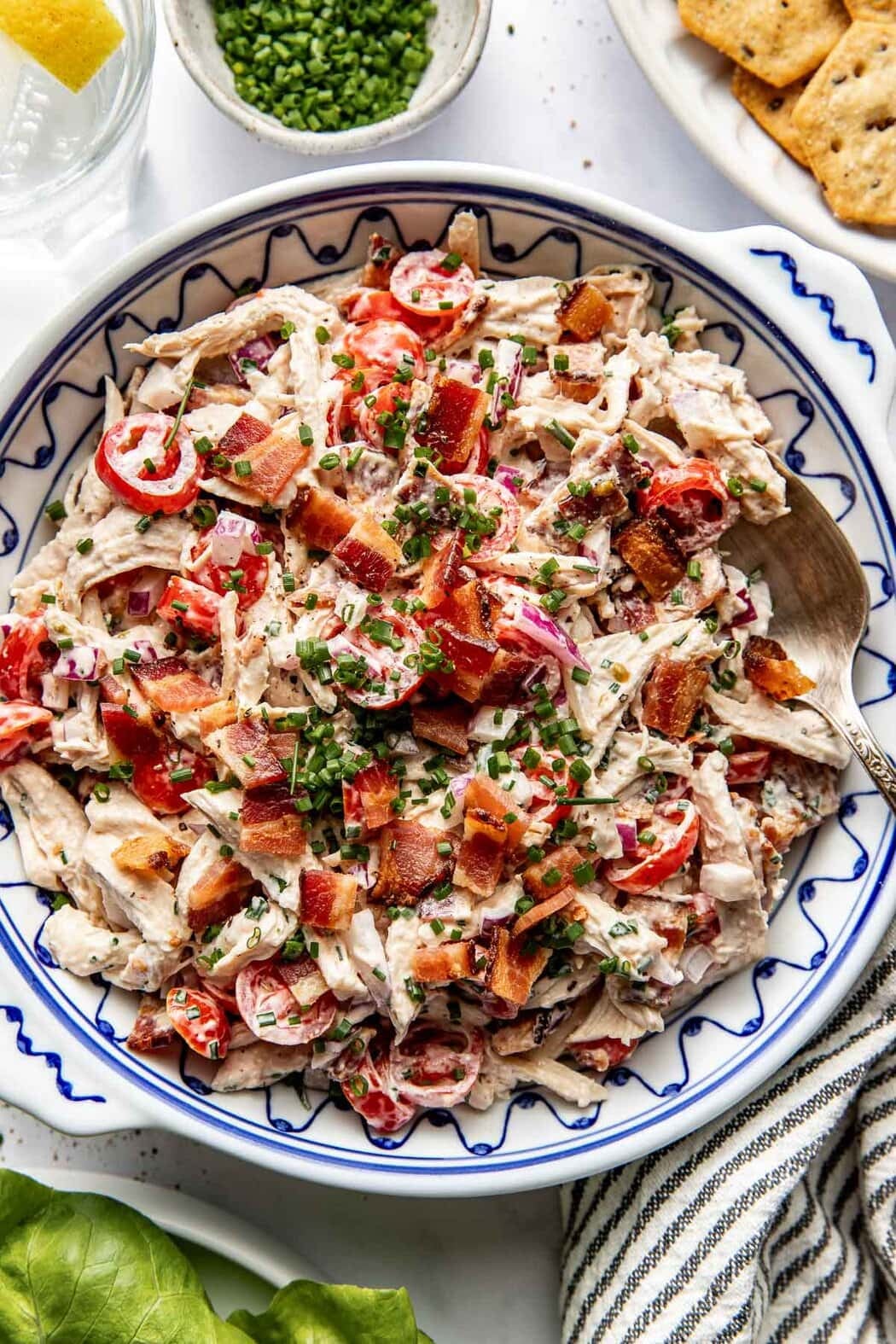 The Ultimate BLT Chicken Salad: Protein-Packed & Crowd-Pleasing